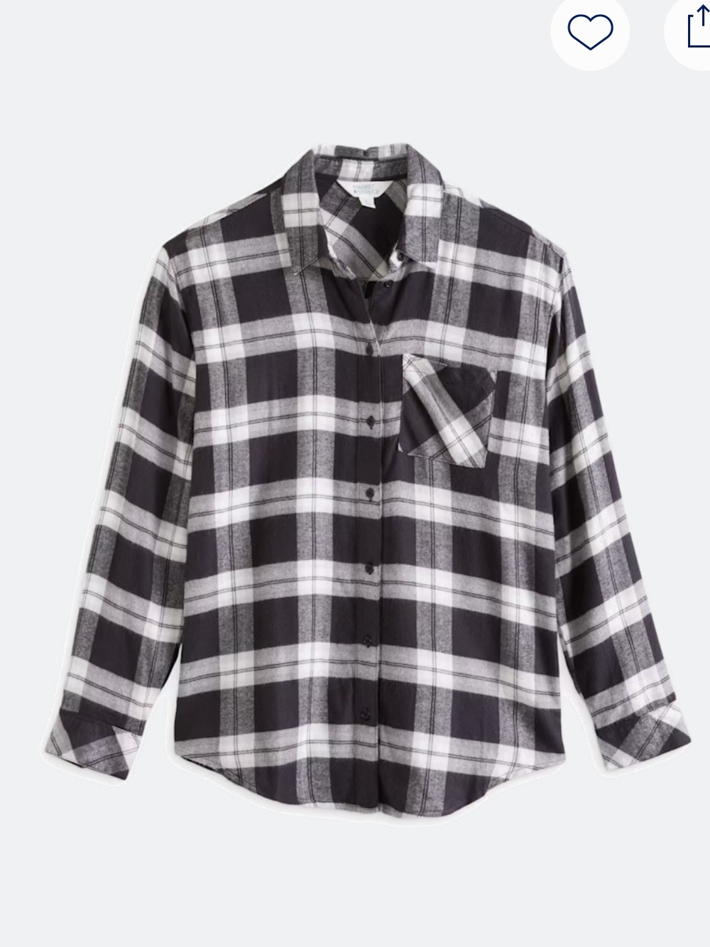 Market & Spruce Maeve Cozy Boyfriend Fit Woven Top